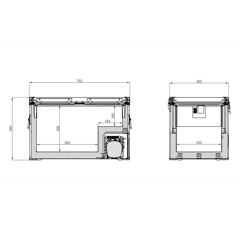 Glaci Re Lectrique Compression Tb Indel B Steel L